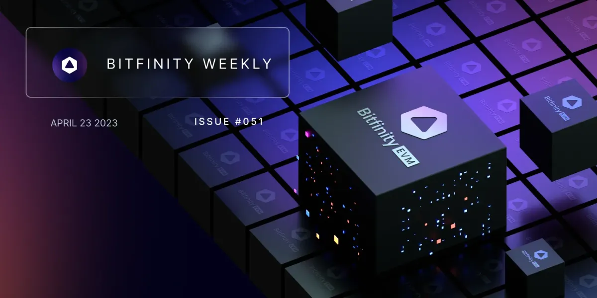 BitfinityWeekly: Demand for the Rebrand