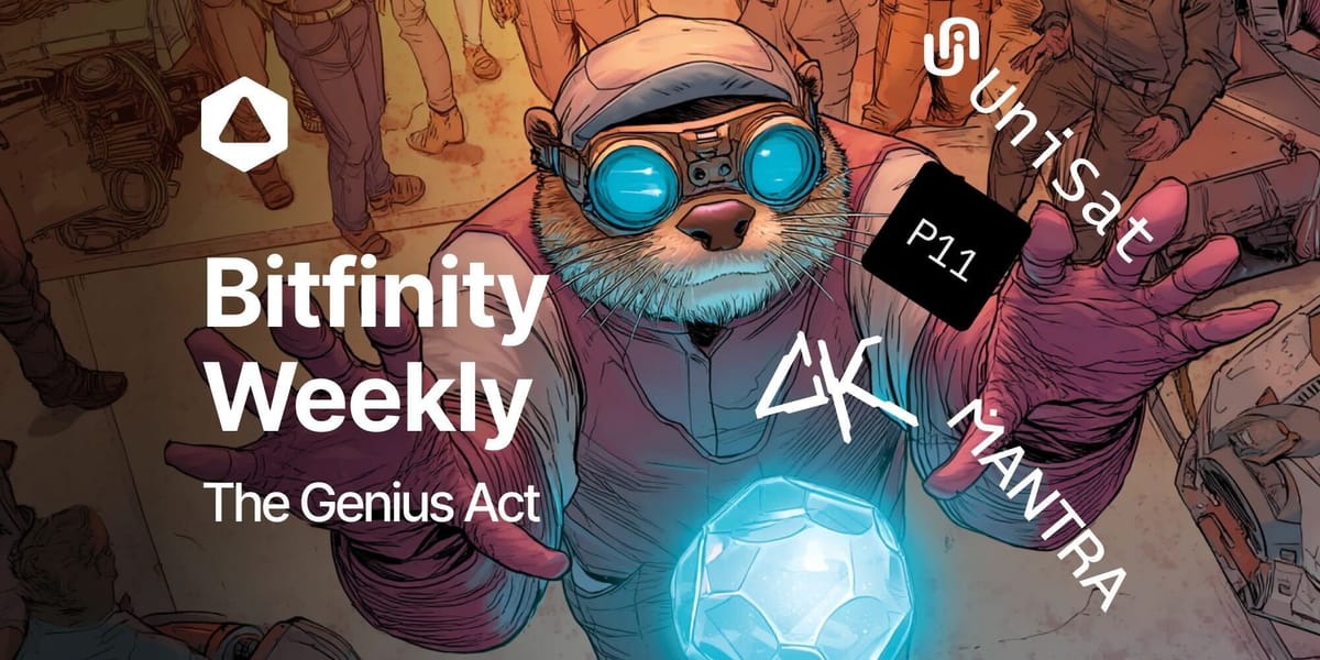 Bitfinity Weekly: The Genius Act